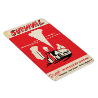 Survival - Vintage Atomic safety poster