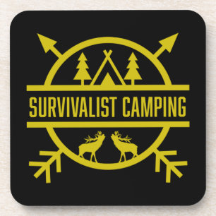 Survivalist Camping Bushcraft Coaster