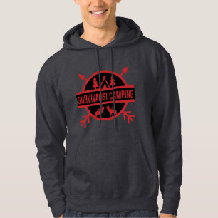 Survivalist Camping Bushcraft  Hoodie