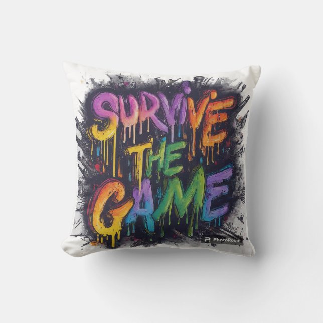 Survive the Game Cushion (Front)