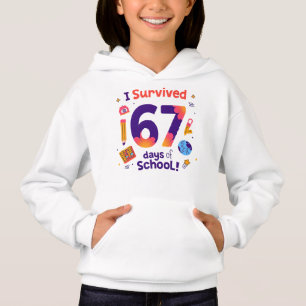 Survived 67 Days of School Funny Student Design