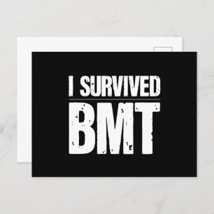 Survived Basic Military Training BMT Trainee Gift Postcard