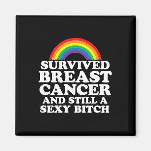 Survived Breast Cancer And Still A Y Rainbow Magnet
