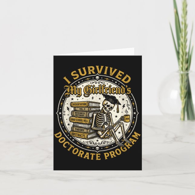 Survived Girlfriends Doctorate Program Skeleton (Front)