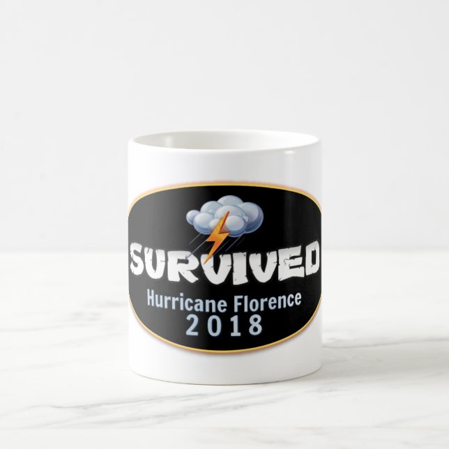 Survived Hurricane Florence Coffee Mug (Center)