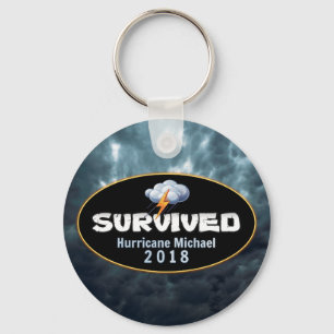 Survived Hurricane Michael 2018 Key Ring