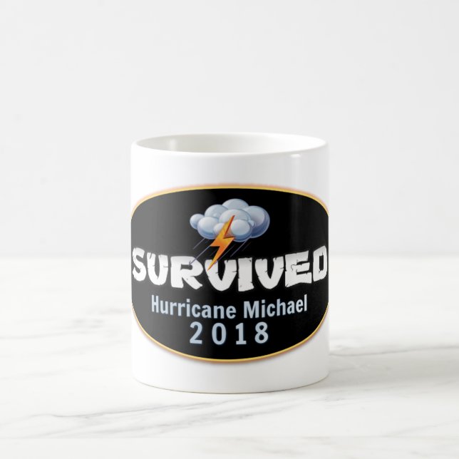 Survived Hurricane Michael Coffee Mug (Center)