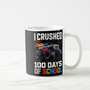 Survived I Crushed 100 Days School Monster 1st Gra Coffee Mug