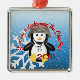 Surviving Deployment 2011 Penguin Metal Tree Decoration