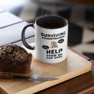 Surviving Parenthood with a Little Help Mug
