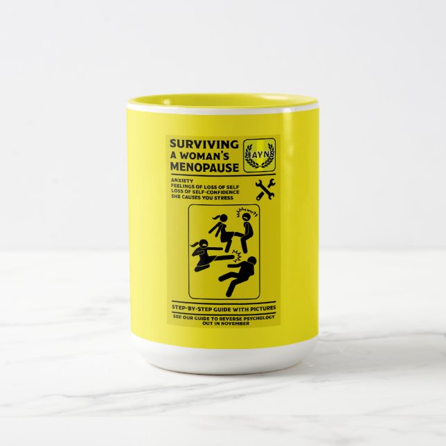 Surviving The Menopause Two-Tone Coffee Mug (Center)