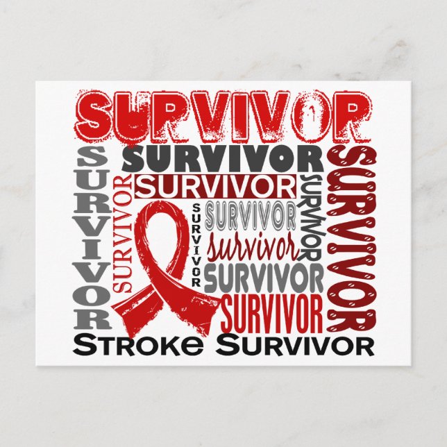 Survivor 10 Stroke Postcard (Front)