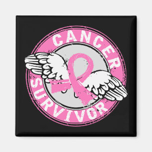 Survivor 14 Breast Cancer Magnet