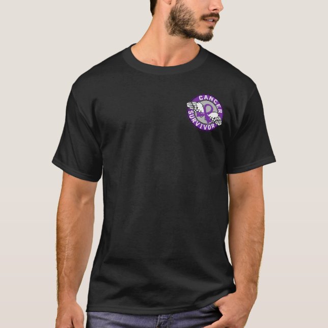 Survivor 14 Pancreatic Cancer T-Shirt (Front)