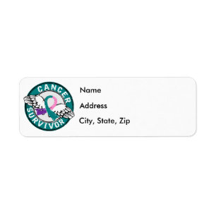 Survivor 14 Thyroid Cancer Return Address Label