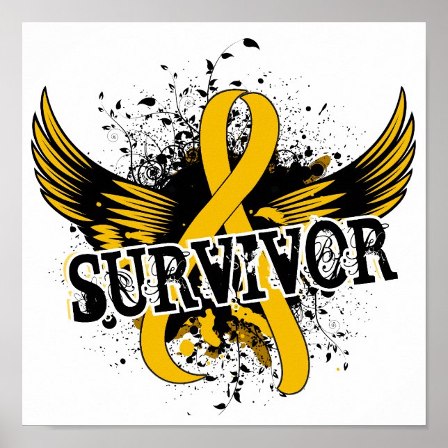 Survivor 16 Childhood Cancer Poster (Front)