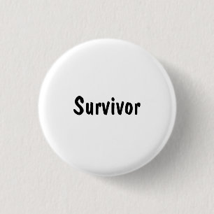 Survivor 3 Cm Round Badge