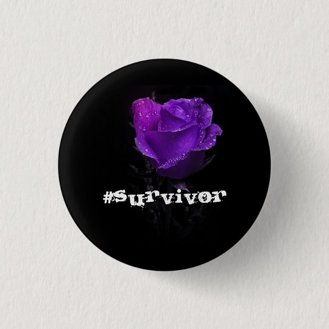 #Survivor 3 Cm Round Badge (Front)