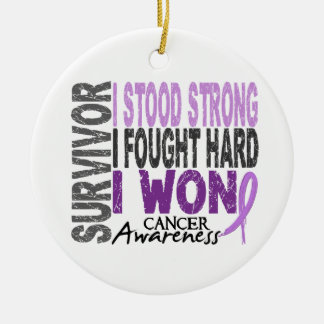 Survivor 4 Cancer Ceramic Tree Decoration