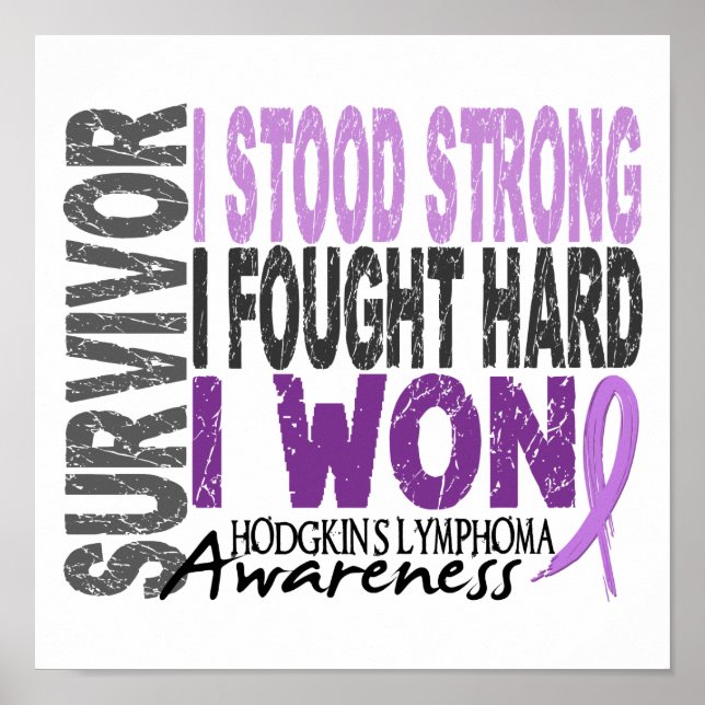 Survivor 4 Lymphoma Hod Poster (Front)