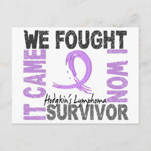 Survivor 5 Hodgkin's Lymphoma Postcard