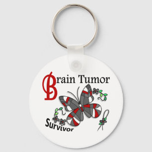 Survivor 6 Brain Tumour Key Ring