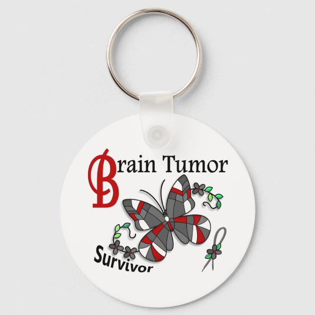 Survivor 6 Brain Tumour Key Ring (Front)