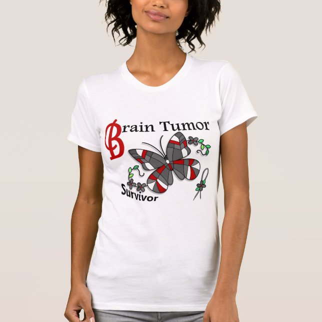 Survivor 6 Brain Tumour T-Shirt (Front)