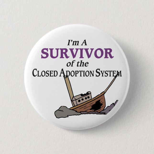 Survivor 6 Cm Round Badge (Front)