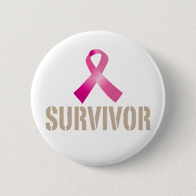 Survivor 6 Cm Round Badge (Front)