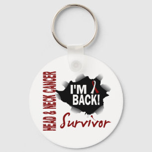 Survivor 7 Head Neck Cancer Key Ring