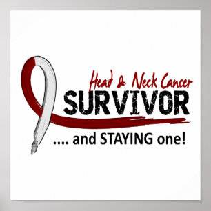Survivor 8 Head Neck Cancer Poster