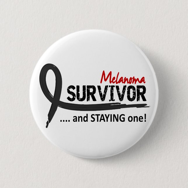 Survivor 8 Melanoma 6 Cm Round Badge (Front)
