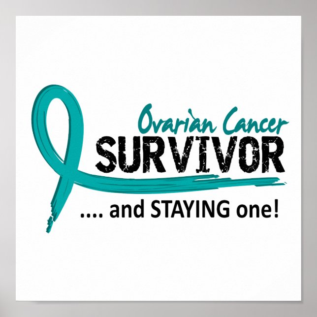 Survivor 8 Ovarian Cancer Poster (Front)
