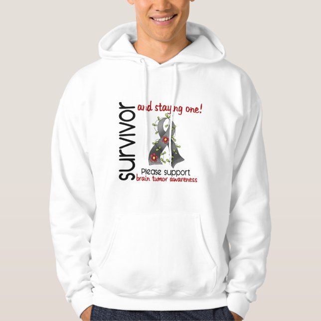 Survivor 9 Brain Tumour Hoodie (Front)