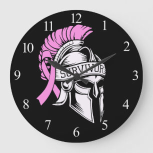 Survivor Breast Cancer Large Clock
