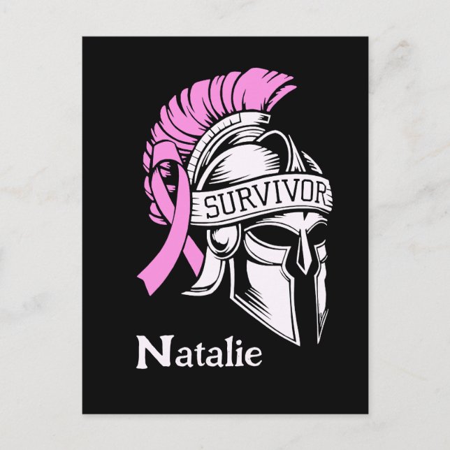Survivor Breast Cancer  Postcard (Front)