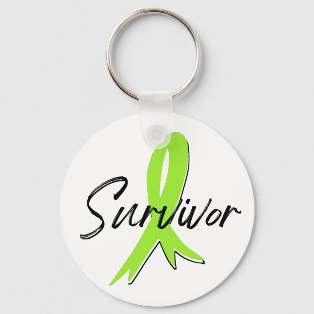 Survivor Button Key Ring (Front)