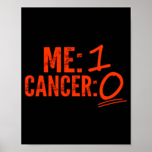 Survivor Cancer Remission Gift Cancer Survivor 1 Poster