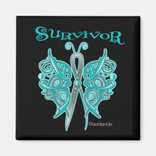 Survivor Celtic Butterfly - Gynaecologic Cancer Magnet