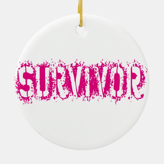 SURVIVOR CERAMIC ORNAMENT (Back)