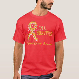 Survivor Childhood Cancer Awareness Ribbon Boys Gi T-Shirt