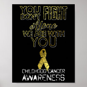 Survivor Childhood Cancer Childhood Cancer Awarene Poster