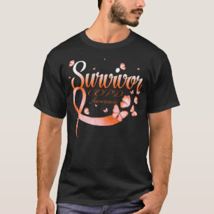 Survivor COPD Awareness Butterfly T-Shirt