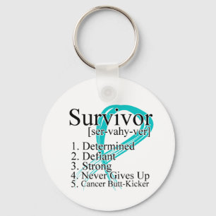 Survivor Definition - Gynaecologic Cancer Key Ring