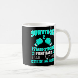 Survivor I Fight Hard Polycystic Kidney Disease Aw Coffee Mug