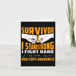 Survivor I Stand Strong Rsd Crps Awareness Card