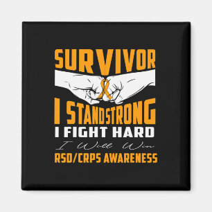 SURVIVOR I STAND STRONG RSD CRPS Awareness Magnet