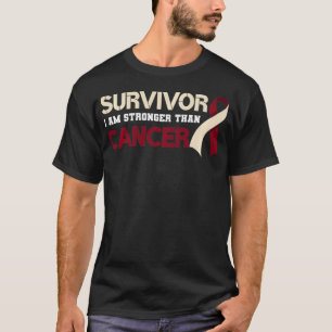 Survivor I'm Stronger Than Oral Head & Neck Cancer T-Shirt