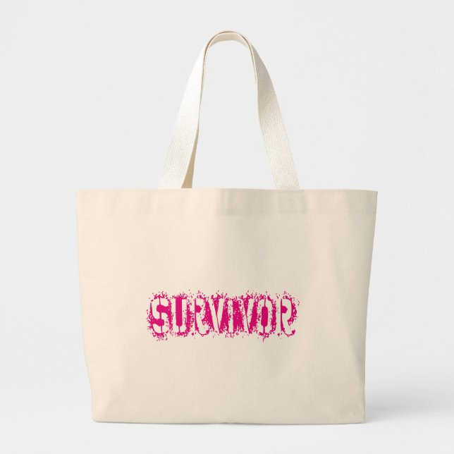 SURVIVOR LARGE TOTE BAG (Front)